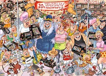 现货 jumbo 进口拼图 2X1000片 20周年庆典 悬疑系列 wasgij玩具