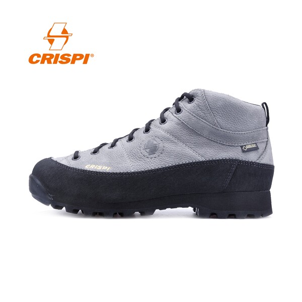 CRISPI 春夏户外登山鞋男女鞋防水中帮头层牛皮 徒步鞋防滑涉水鞋