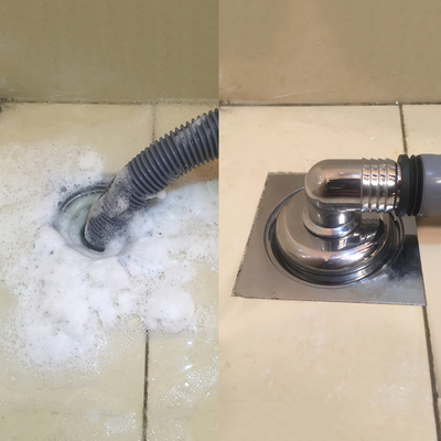 潜水艇洗衣机下水管排水管专用防溢水下水道防臭盖地漏芯三通接头