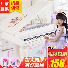 儿童电子琴女孩钢琴初学3-6-12岁 可弹奏大号琴宝宝琴键音乐玩具