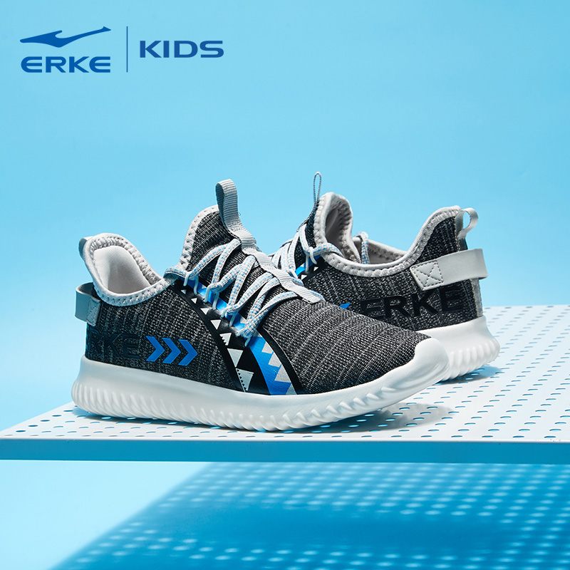 ERKE Children's Shoes Boys' Running Shoes Spring 2019 CUHK Children's Running Shoes Student activism Shoes Children's Casual Shoes