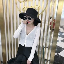 防晒钩花镂空小开衫 女宽松重工镂空性感披肩外套薄款 2019夏季新款