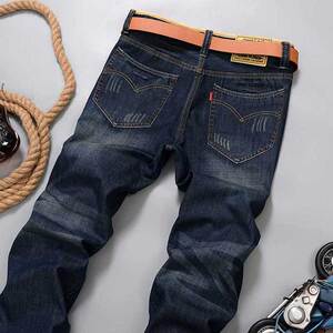 牛仔裤直筒裤子男生