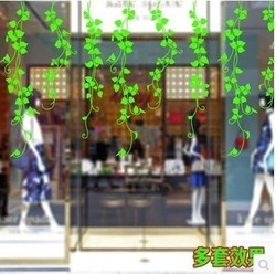 春天春季橱窗装饰贴纸墙贴商铺装饰贴幼儿园服装店玻璃贴画窗花