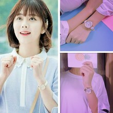 手表女学生韩版 简约潮流ulzzang可爱初中生复古chic风 谭松韵同款