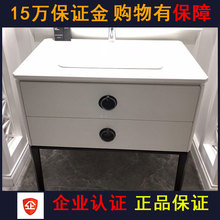 77128水墨烟灰明仕家具 77127T 77737T白色 科勒浴室柜K