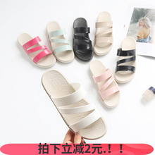凉鞋 2018新款 夏季罗马平底沙滩鞋 情侣欧美简约日常百搭学生仙女鞋