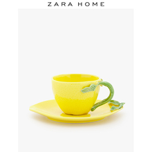 49076208320 欧式柠檬造型瓷制家用茶具茶杯和杯碟套装 Home Zara