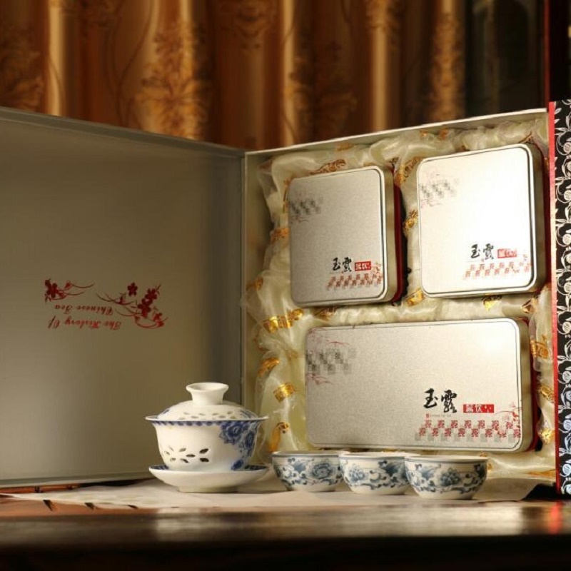 绿茶茗饮礼盒200g茗上茗高山云雾绿茶玉露茗饮特级雨雾绿茶