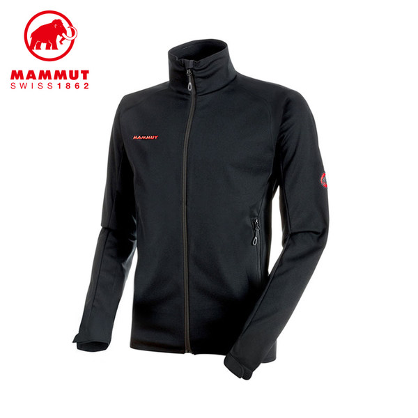 MAMMUT/猛犸象 男士秋冬户外防风防水透气保暖柔软弹力软壳衣外套