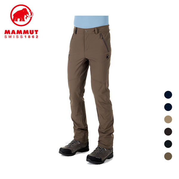 MAMMUT/猛犸象 男户外轻量透气耐磨舒适弹力徒步速干裤长裤