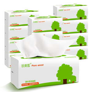 原木抽纸面巾纸8包装