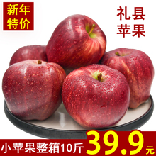 包邮新鲜苹果水果礼县苹果粉面刮泥红蛇果整箱10斤花牛苹果小苹果