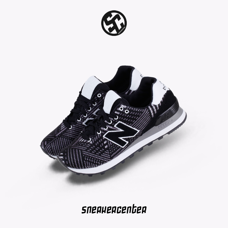 New Balance/NB New Bailun 574 Series Black and White Women's Shoe Vintage Shoe Sports Casual Running Shoe WL574TBO