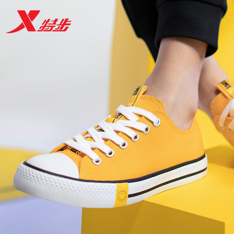 Special Step 2019 New Summer Canvas Shoes Women's Shoe Board Shoes Breathable and Odor Proof Tidal Shoes Versatile Smiling Face Personalized Casual Shoes