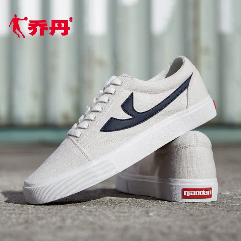 Jordan canvas shoes, white men's shoes, sports shoes, summer student mesh breathable casual shoes, board shoes, flat bottomed small white shoes