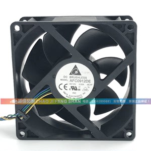 AFC0912DE原装台达903812V0.5A2.5A4线双滚珠9CM暴力风扇