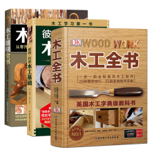榫卯装 饰造型 零基础自学教材工艺技术家具雕刻书籍 全套3册 手工制作大全入门图解 木工雕刻全书 木工基础 彼得.科恩 DK木工全书