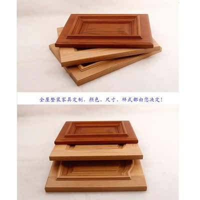 好木家具美式乡村家具餐桌茶几电视柜高柜实木床全屋定制家具色板