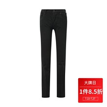 ARMANI JEANS 黑色插袋女士休闲裤图片