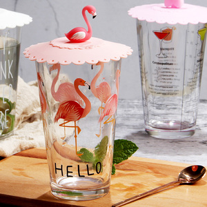 INS火烈鸟软硅胶杯盖