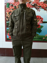 带内衬双层加厚电焊汽修机修耐磨劳保套装 纯棉加绒工作服男秋冬款