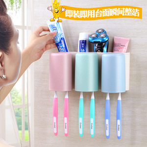 吸壁式牙刷置物架