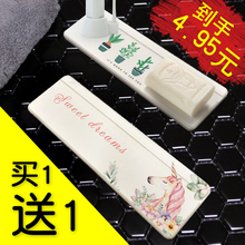 硅藻泥皂垫洗漱杯垫洗手台吸水垫洗漱台硅藻土皂托防潮浴室置物垫