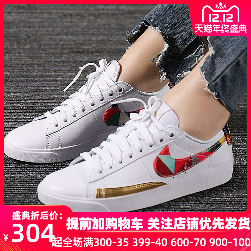 Nike Nike SB Skateboarding Shoes Women's Shoe 2019 Autumn New Sports Casual Shoes Fashion Painted Board Shoes BV6655