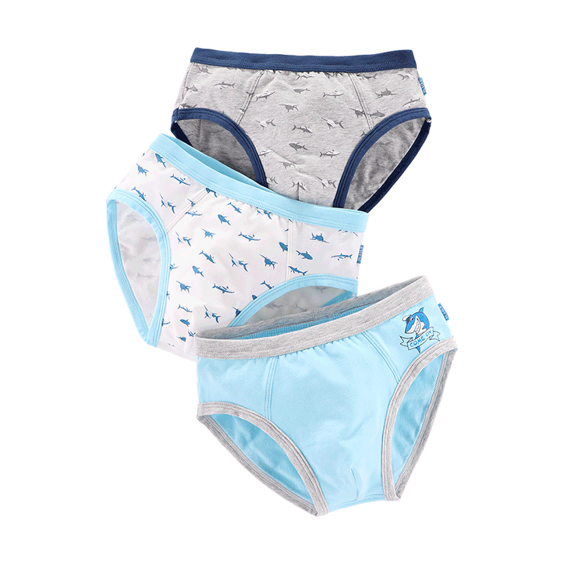 男童三角裤纯棉红豆男孩中大童6岁小学生宝宝