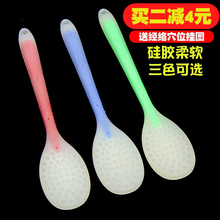 经络拍硅胶拍敲打锤家用全身敲打棒拍痧板掌按摩拍颈肩背器拍打板