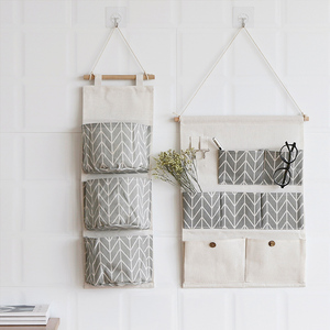 凤全棉麻防水收纳袋