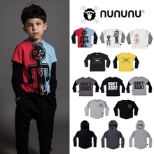T恤 国内现货 涂鸦壁画假两件长袖 FW19 不退货 正品 NUNUNU