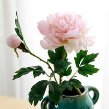 牡丹花 插花单支道具花芍药绢花婚庆装 仿真花艺假花 客厅软装 饰花