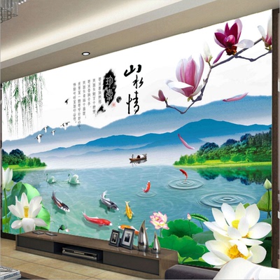 墙布客厅整张使用感受