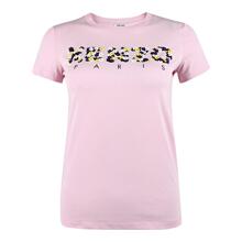 KENZO/高田贤三 女士粉红色棉质简约字母LOGO短袖T恤图片