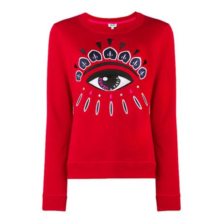 KENZO/高田贤三 女士红色纯棉长袖卫衣商品大图