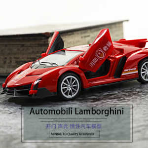 可开门车模儿童早教小男孩警汽车玩具车益智宝