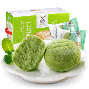 营养网红抹茶蒸蛋糕