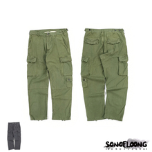 SONOFLOONG JUNGLE STOCK复古SATIN 余文乐军裤工装裤多袋休闲裤