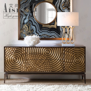 简约现代多功能伸缩餐边柜折叠餐桌椅酒柜小户