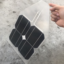 单晶太阳能电池板 2V10W光伏DIY充电板可制作给12V24V蓄电池充电