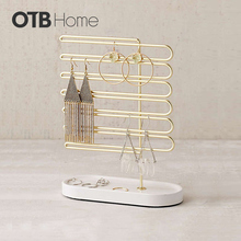 OTB 创意回路耳环首饰架珠宝展示架子耳坠钉收纳戒指项链家用北欧