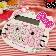 凯蒂猫 造型计算器 Hello kitty 猫脸计算器 插笔 计算器 语音