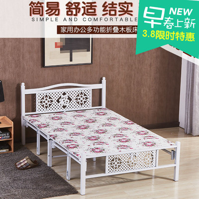 铁架床双人床折叠品牌旗舰店