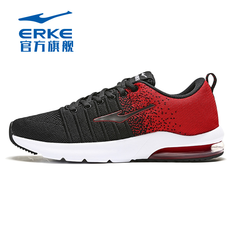 ERKE Men's Shoes Sports Running Shoes 2018 Autumn New Light Wear resistant Anti slip Men's Running Shoes