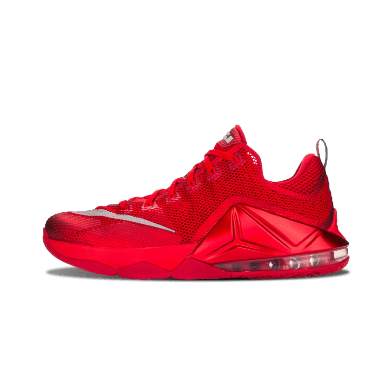 Nike Lebron 12 Low  詹姆斯 LBJ12低帮全红篮球鞋 724557 616 "A