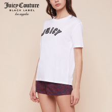 Juicy Couture女士百搭简约字母图案圆领短袖T恤图片