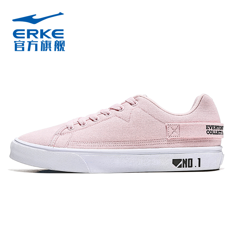 ERKE Zhengbrand Women's Shoes Sneakers Summer New Breathable Low top Skate shoe Comfortable casual cloth shoes