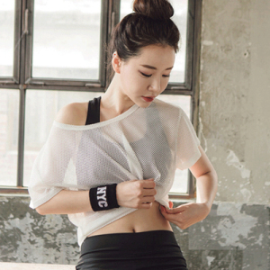 夏季运动健身宽松罩衫